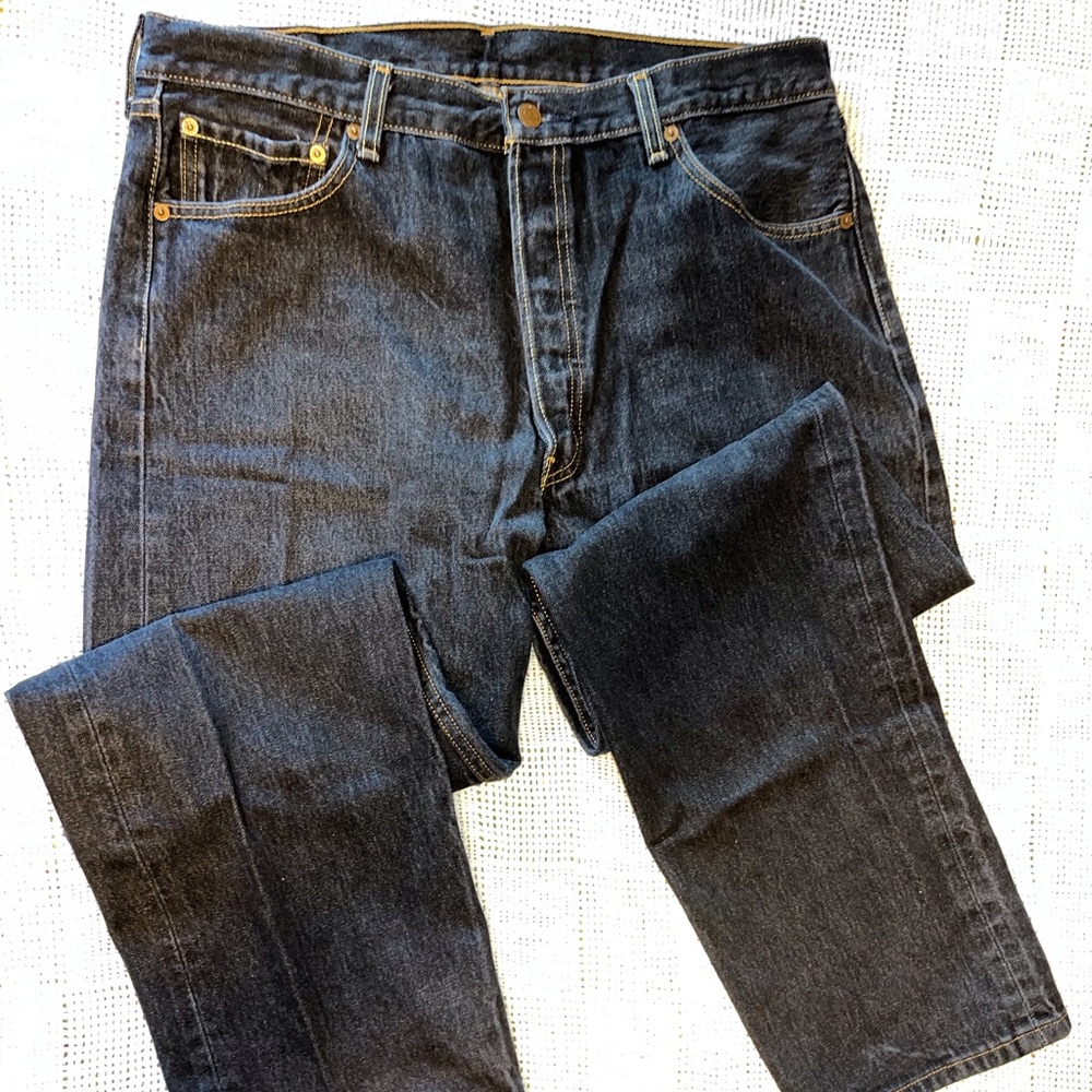 Levi Strauss 501 Men's black size W 38 x L 34.